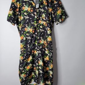 Festiful Exotic Tropic Printed Men's Romper Size M NWT